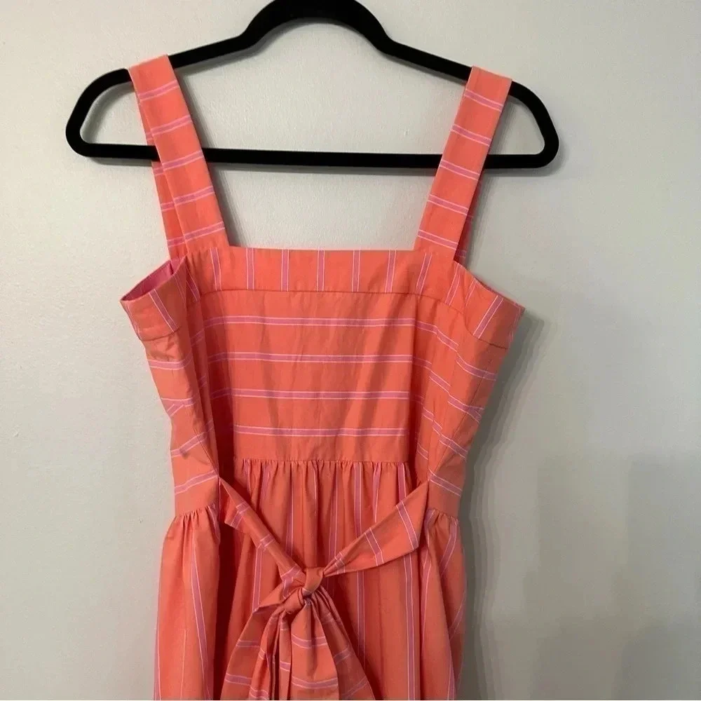 Gal Meets Glam Ariel Pink Stripe Dress with Square Neckline Size US 8 GUC - Picture 9 of 10